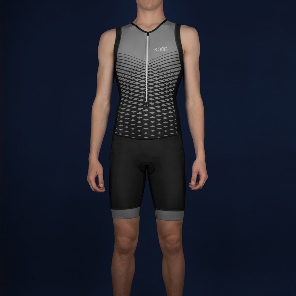 Team KONA Triathlon Race Suit Grey